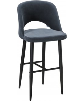 Барный стул Lars diag grey / черный