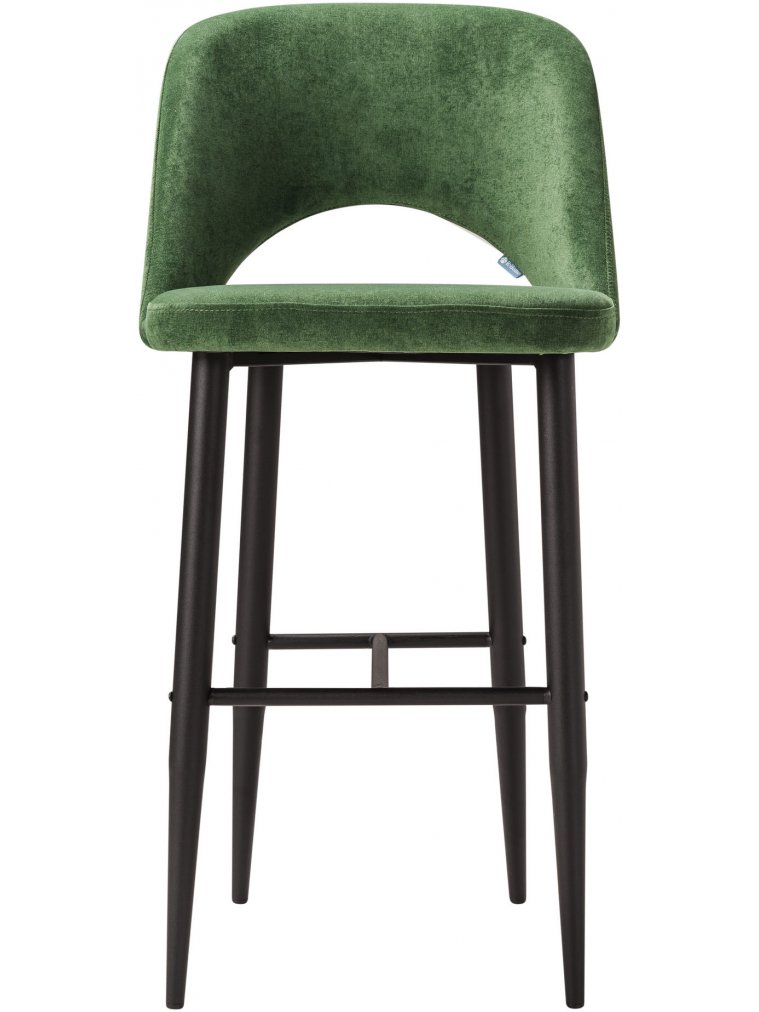 Барный стул Lars зеленый / черный