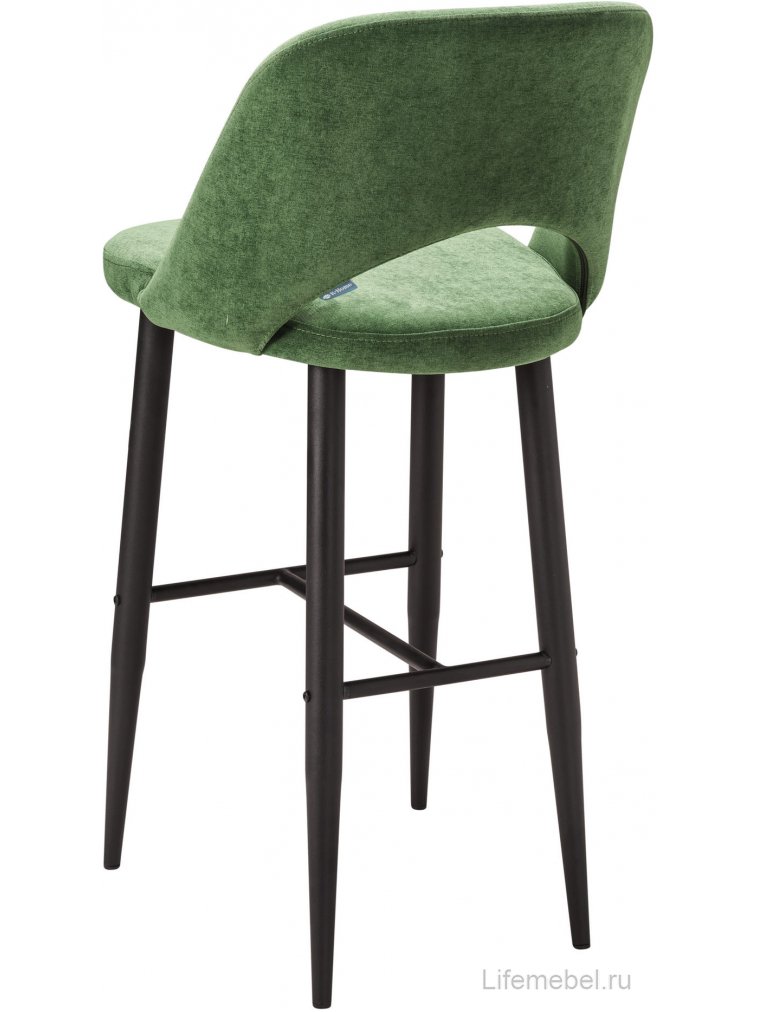 Барный стул Lars зеленый / черный