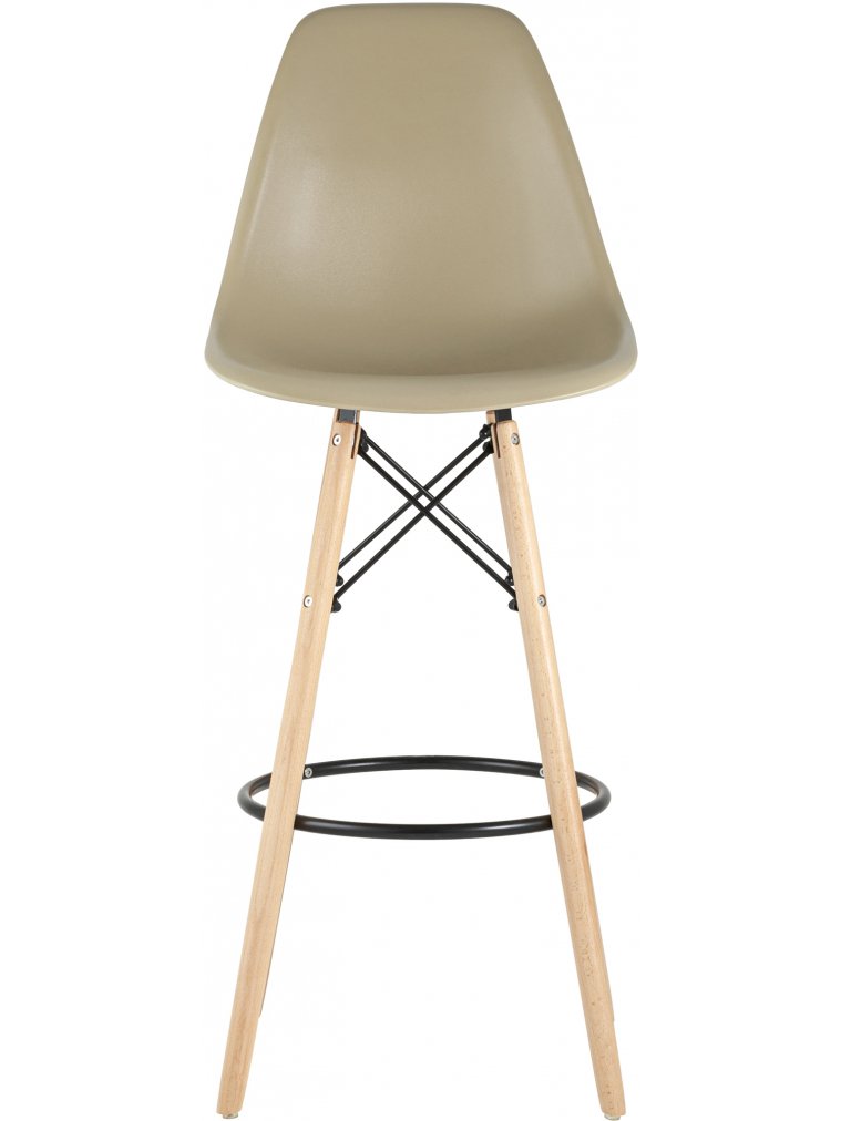 Барный стул Leams бежево-серый