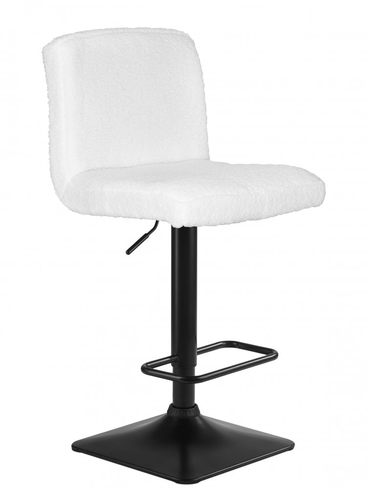 Барный стул Leo белый / черный