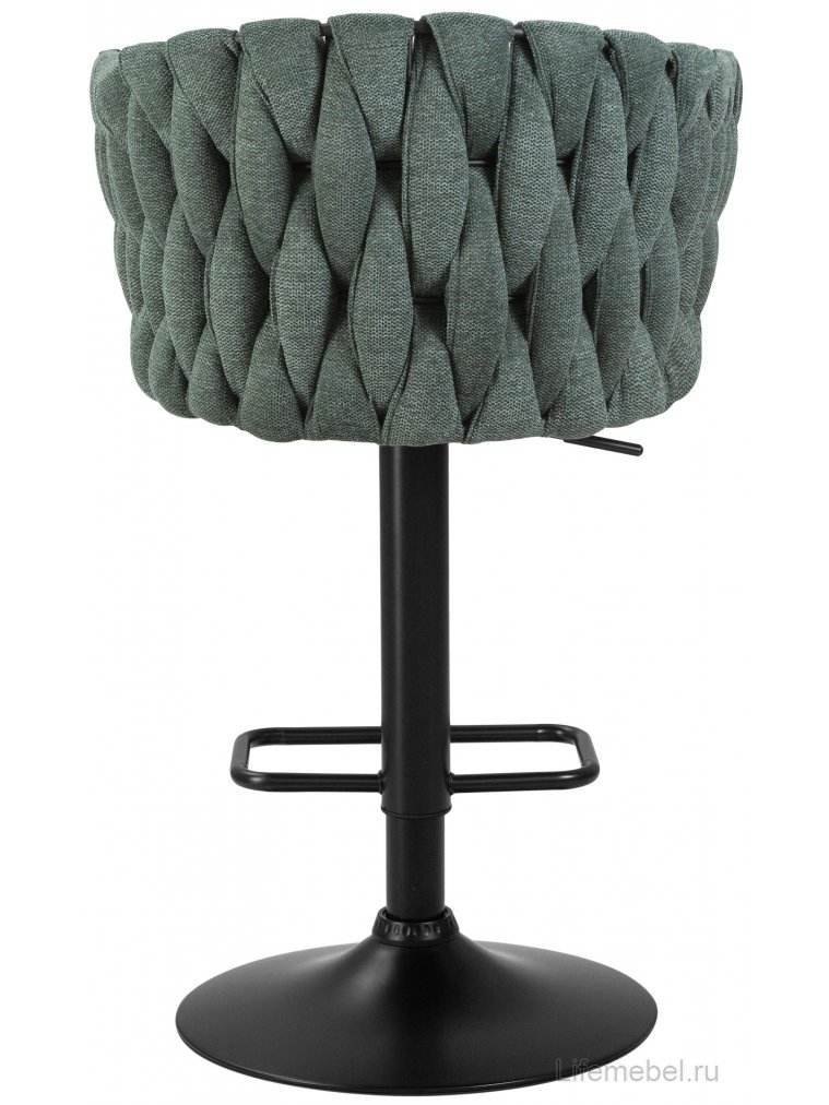 Барный стул 9690-LM Leon зеленый / черный