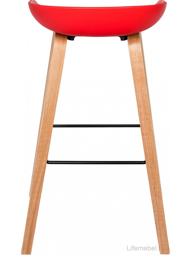 Барный стул Вирта красный