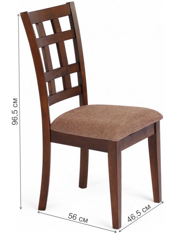 Стул деревянный LT C10233C cappuccino C69 / FB49