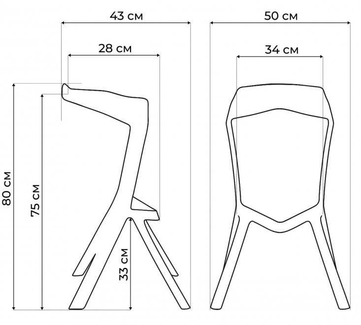 Барный стул Mega green