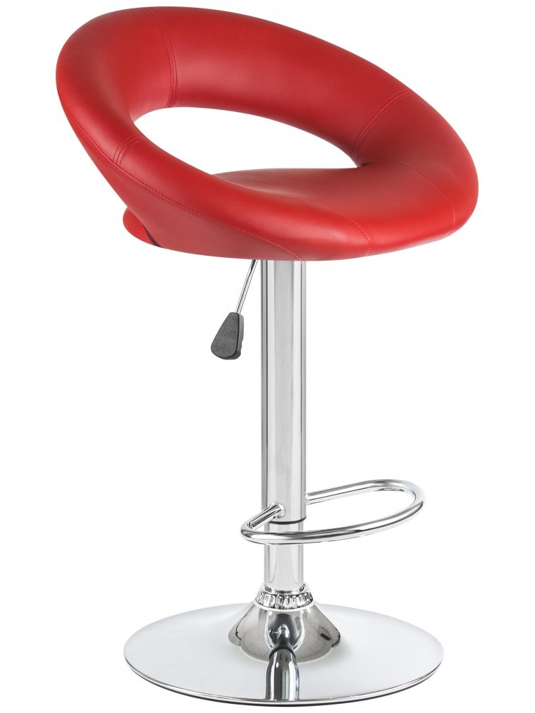 Барный стул 5001-LM Mira бордовый / хром