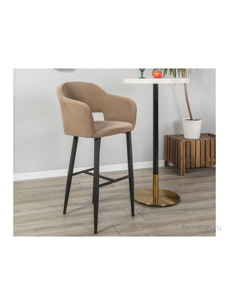 Барный стул Oscar Diag beige / черный