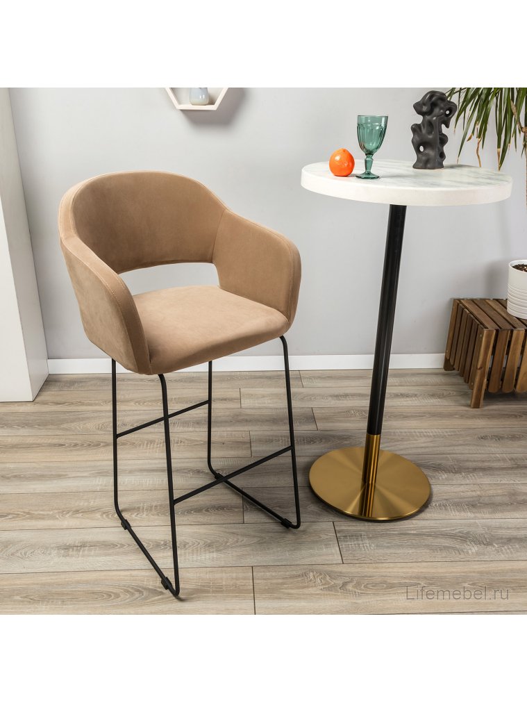 Барный стул Oscar Diag beige / линк