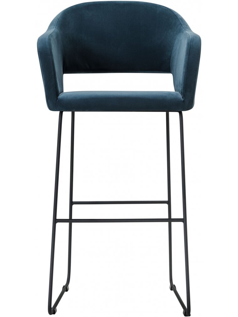 Барный стул Oscar Diag blue / линк