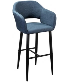 Барный стул Oscar Сканди блюарт / черный