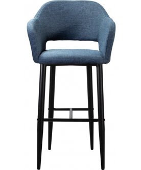 Барный стул Oscar Сканди блюарт / черный