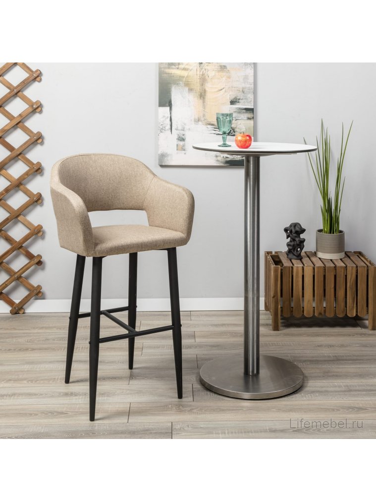 Барный стул Oscar Сканди браун / черный