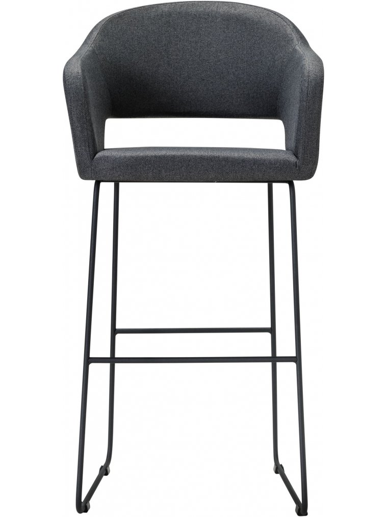 Барный стул Oscar тёмно-серый / линк