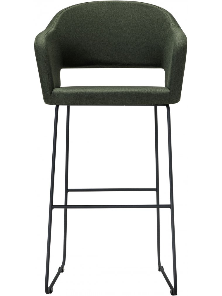 Барный стул Oscar тёмно-зеленый / линк