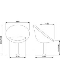 Барный стул Paris черный