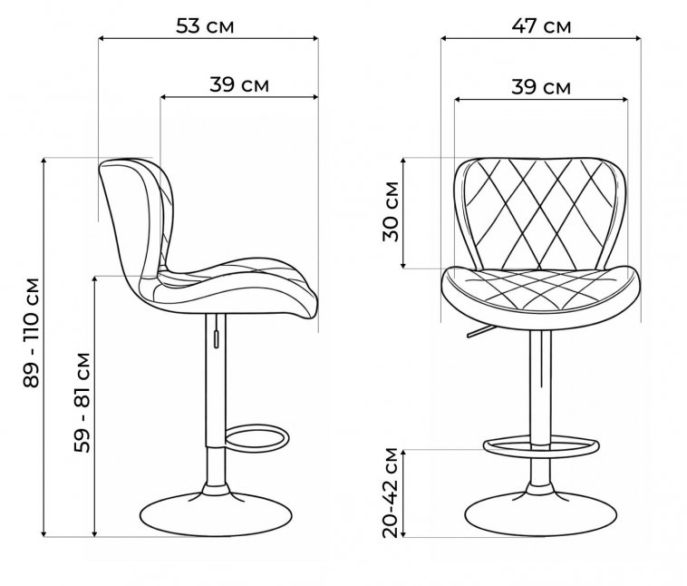 Барный стул Porch dark beige / golden