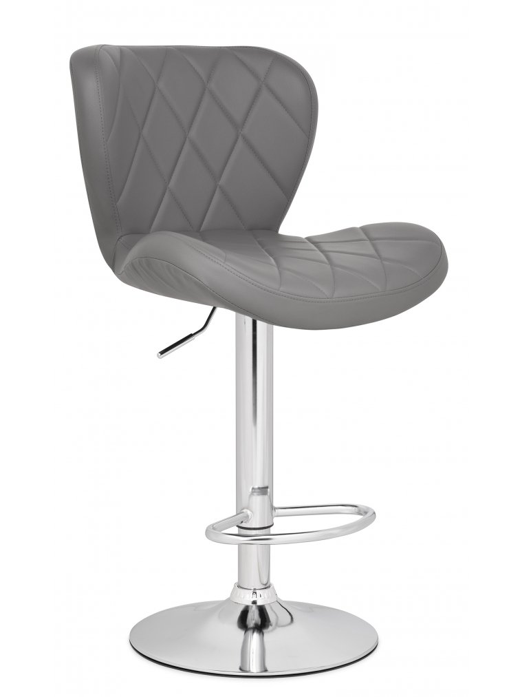 Барный стул Porch gray / chrome