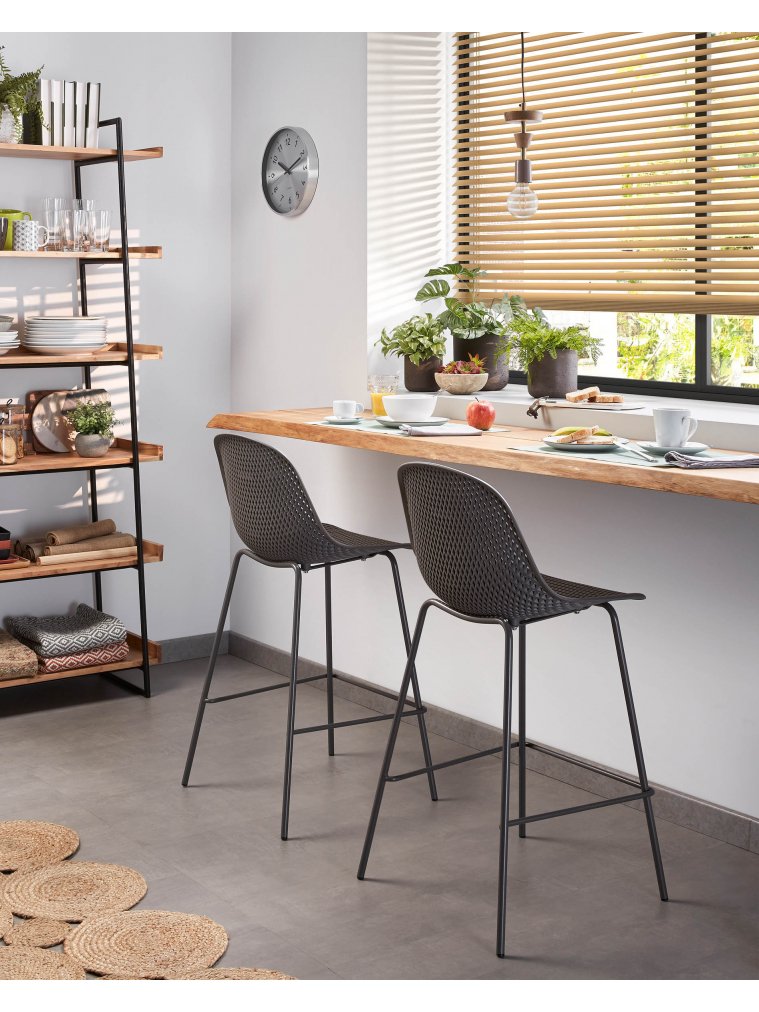 Барный стул Quinby серый