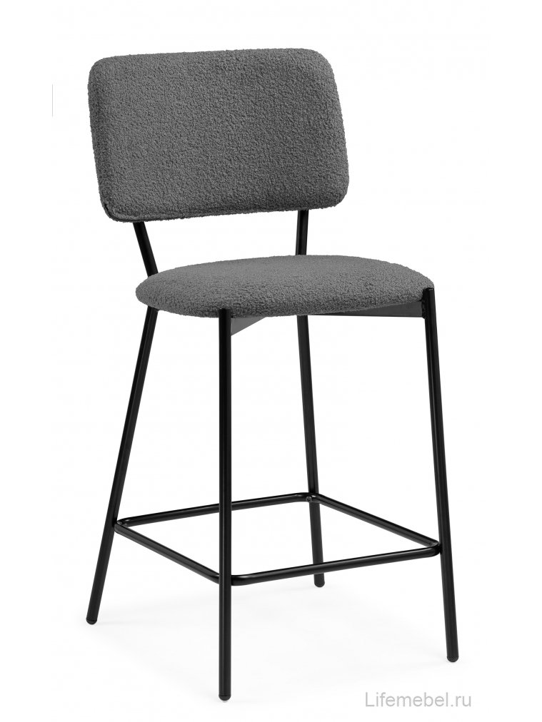 Полубарный стул Reparo bar dark gray / black