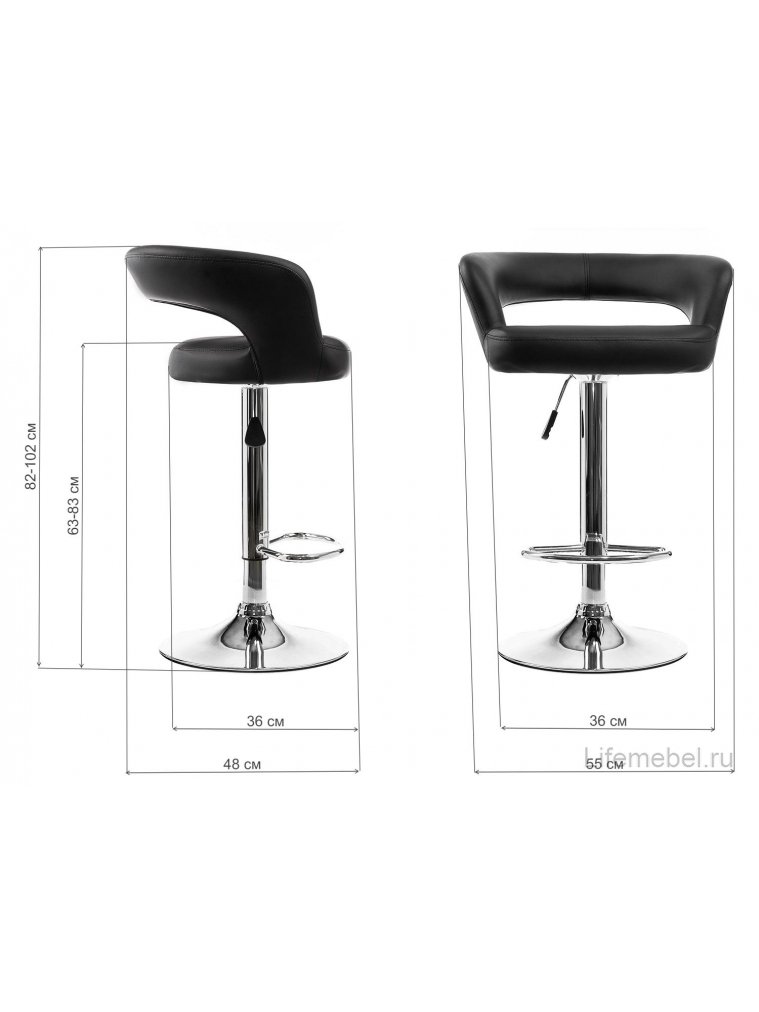 Барный стул Rim черный