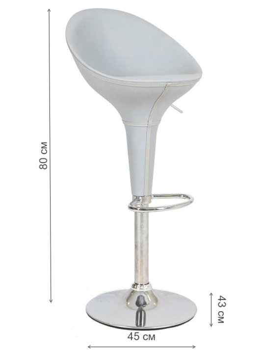 Барный стул ABS106 grey X85