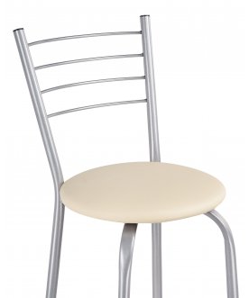 Барный стул Sadov ваниль в крапинку / светлый мусс
