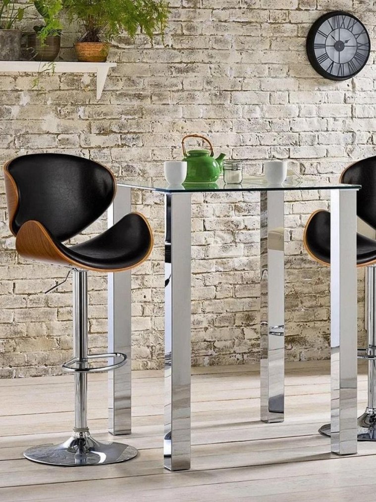 Барный стул Serene Harmony черный;коричневый