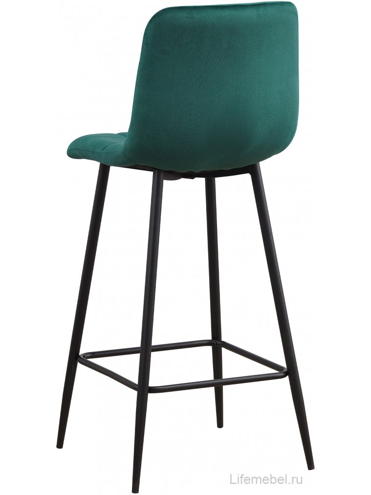 Барный стул Bronx BC809 изумруд 56 / черный