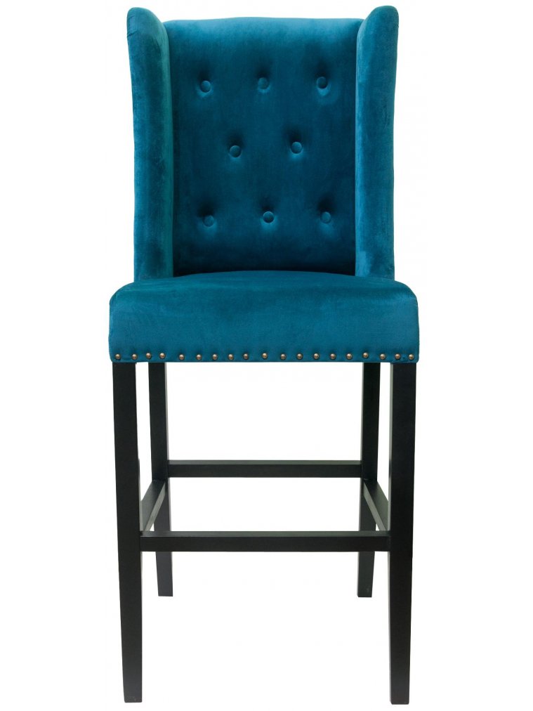 Барный стул Skipton 5KS27623-BLUE blue velvet