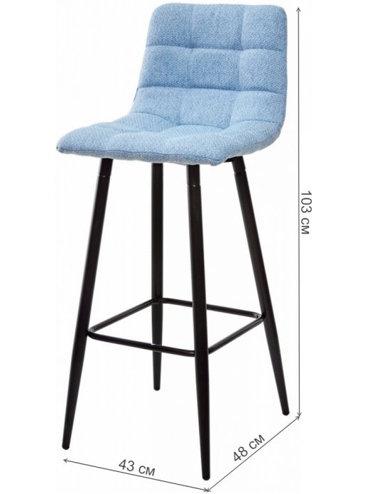 Барный стул Spice TRF-10 небесно-голубой