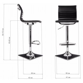 Барный стул Stock черный