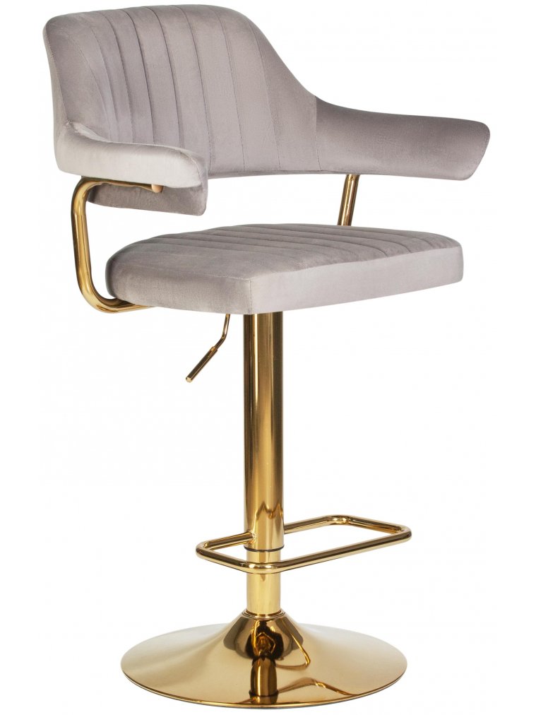Барный стул Charly Gold серый