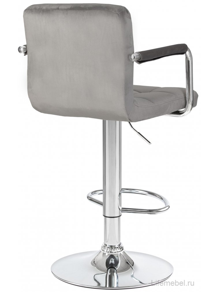 Барный стул Kruger Arm серый