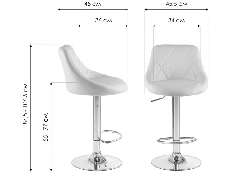 Барный стул Logan серый
