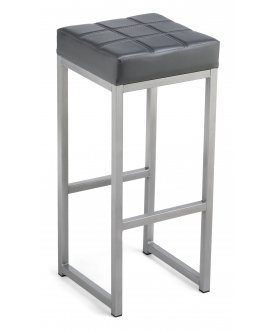 Барный стул Khurkroks серый полимер / светлый мусс