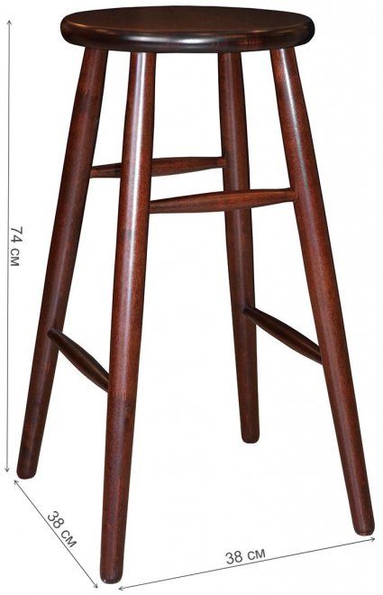Барный стул Модерн махагон