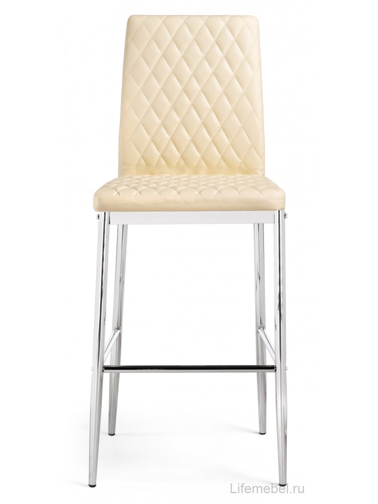 Барный стул Teon beige / chrome
