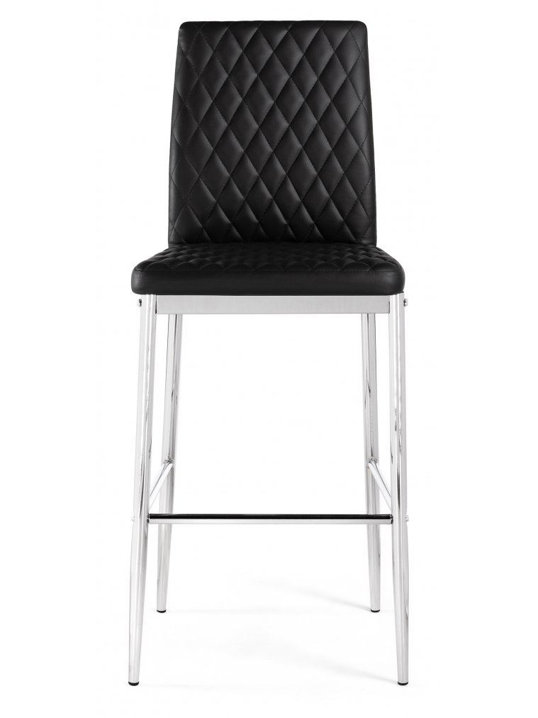 Барный стул Teon black / chrome