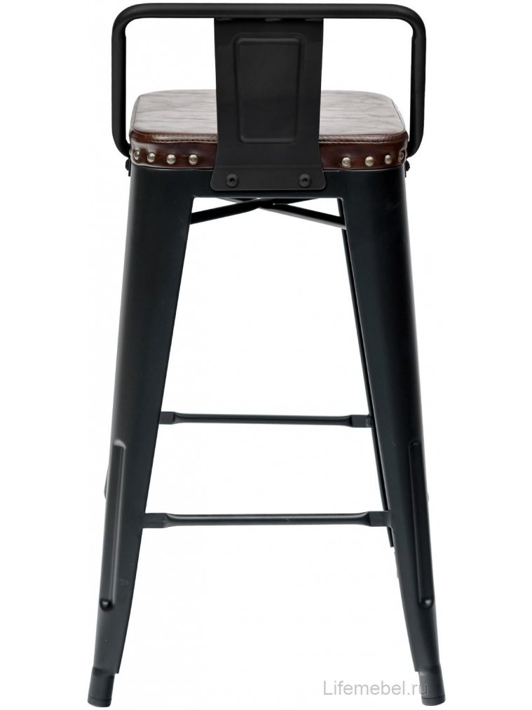 Барный стул Тиоли Софт низкий черный матовый