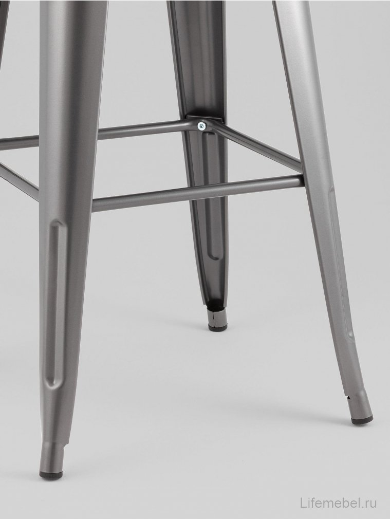 Барный стул Tolix серебристый