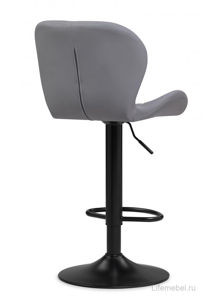 Барный стул Trio light gray / black