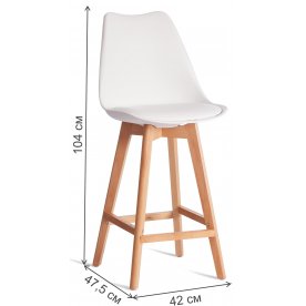 Барный стул Tulip Bar mod. C1014H-1