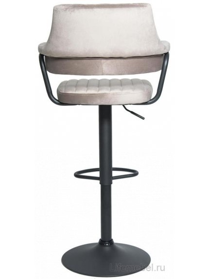 Барный стул WX-1029 бархат beige 8167-17 / black