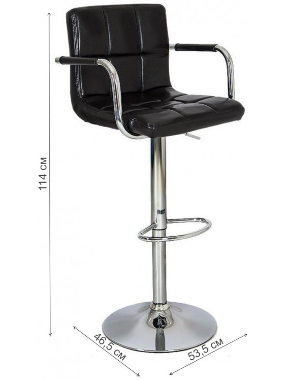 Барный стул JY-1006 shiny black