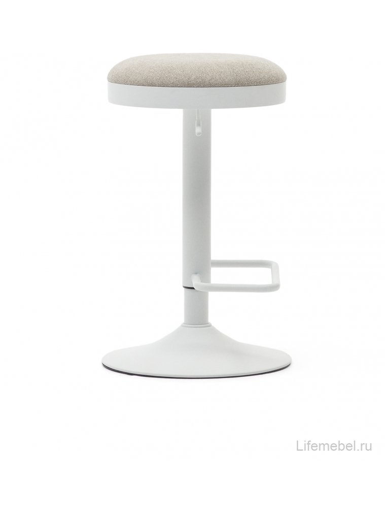 Барный стул Zaib бежевый / белый
