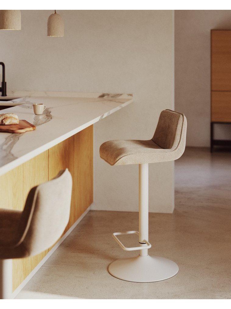 Барный стул Zenda белый