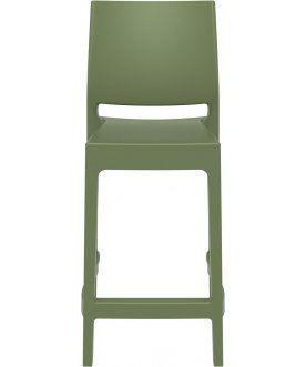 Стул барный 234/100-0043 оливковый