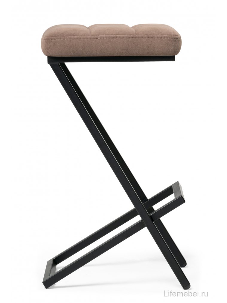 Полубарный стул Амаури катания корица / черный матовый