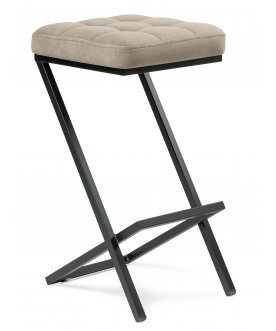 Барный стул Амаури темно-серый / черный матовый