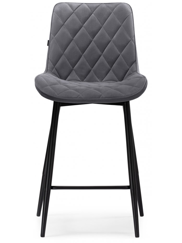 Полубарный стул Баодин К темно-серый / черный